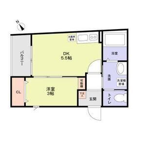 D-3西宮鳴尾の間取り