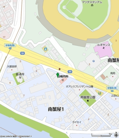 ヴィラ大州通りの地図