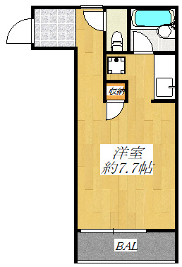 ラ・クローネの間取り|間取りです☆