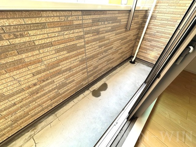 宮前館 Bのバルコニー