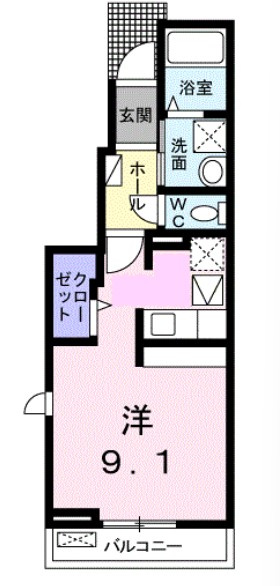 宮前館 Bの間取り