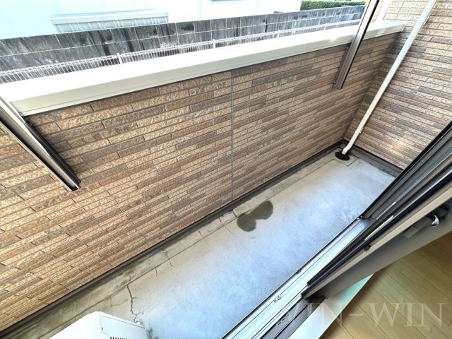 宮前館 Bのバルコニー