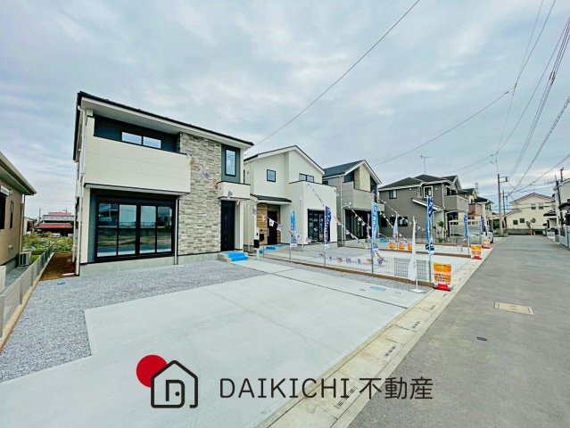 【前面道路含む現地写真】 | 北本市中丸12期　KEIAI GRACE　新築戸建　全3棟　1号棟