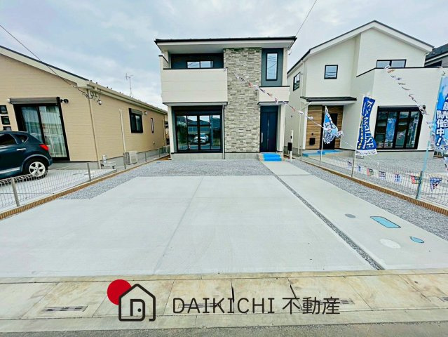 【前面道路含む現地写真】 | 北本市中丸12期　KEIAI GRACE　新築戸建　全3棟　1号棟