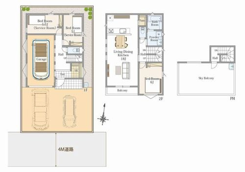 【間取り】 | 【仲介手数料０円】相模原市南区磯部　新築一戸建て | 相模原市南区磯部　新築一戸建て