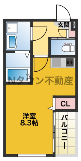 【間取り】 | ハーモニーテラス城木町Ⅲ | 間取りです。