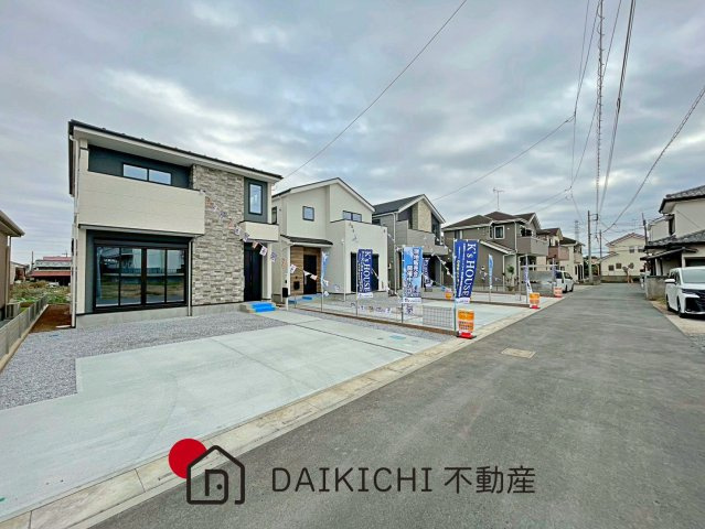 【前面道路含む現地写真】 | 北本市中丸12期　KEIAI GRACE　新築戸建　全3棟　3号棟