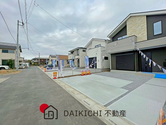 【前面道路含む現地写真】 | 北本市中丸12期　KEIAI GRACE　新築戸建　全3棟　3号棟