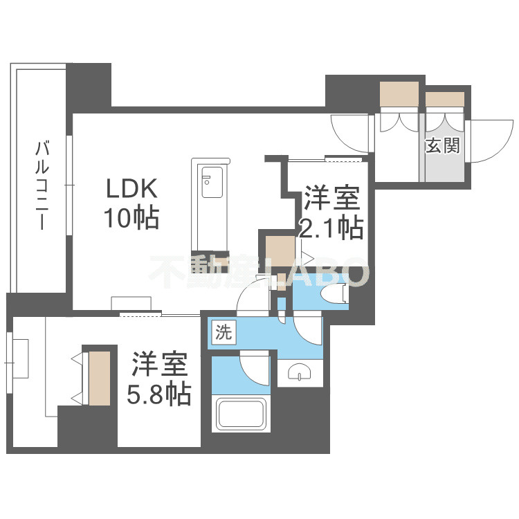 アーバネックス天満橋Frontの間取り