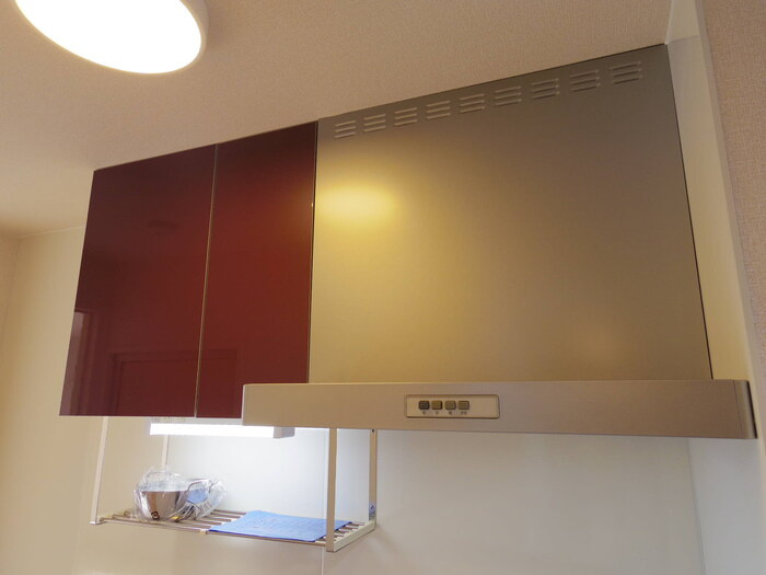 アクアマリンのキッチン|キッチン吊り戸棚