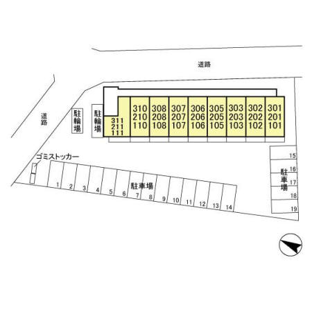 アクアマリンの区画図