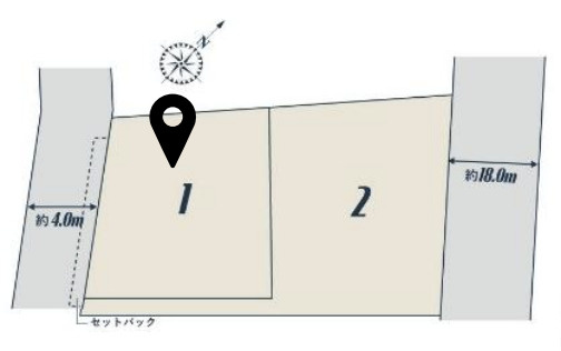 【区画図】 | 鴻巣市大間　新築戸建　全2棟　1号棟