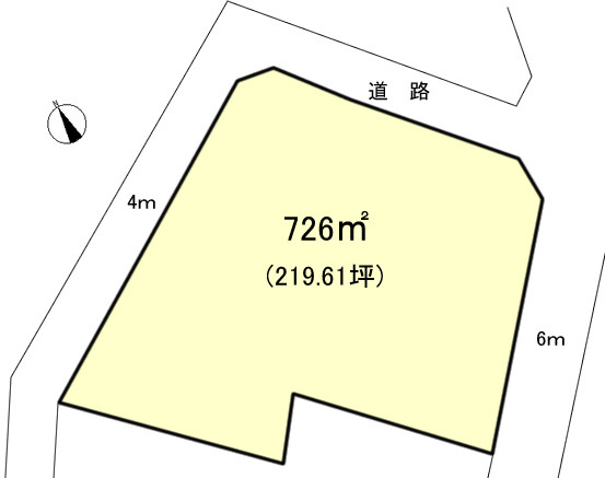 大室高原別荘地(シャボテン)の土地図