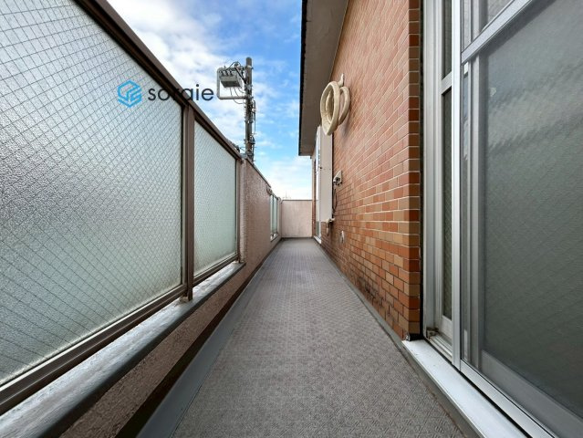 ライオンズマンション本川越第3のバルコニー|令和7年12月19日撮影。