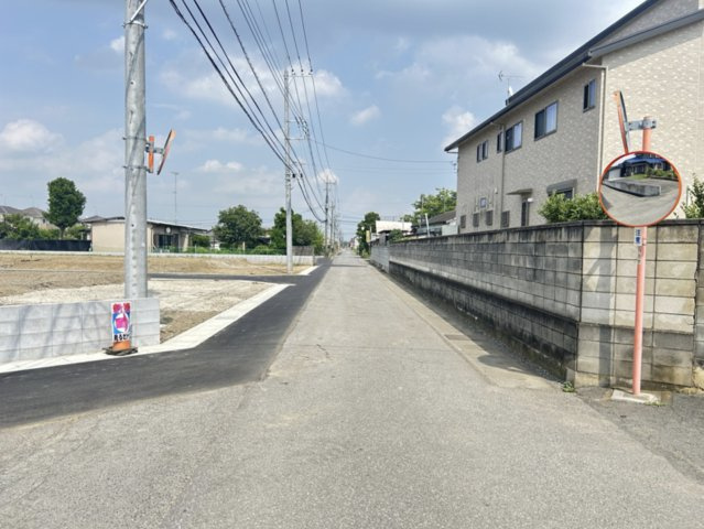 【前面道路含む現地写真】 | 羽生市藤井上組　新築戸建　全6棟　4号棟