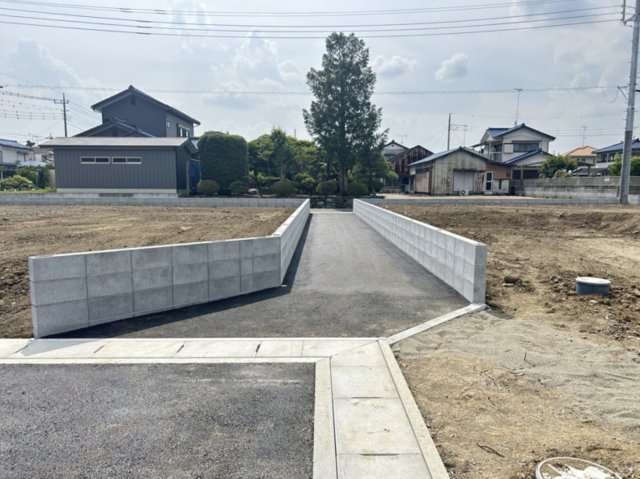 【前面道路含む現地写真】 | 羽生市藤井上組　新築戸建　全6棟　4号棟