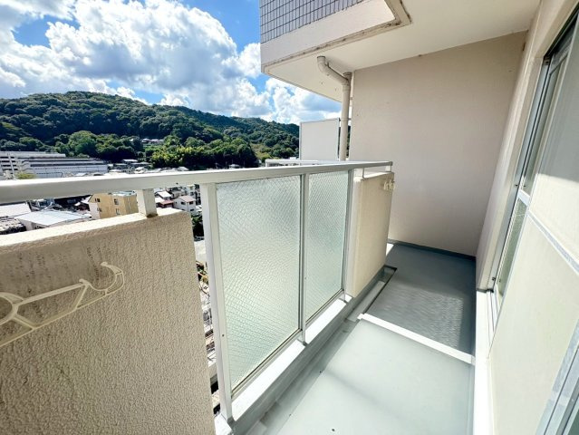 ◆２０２５年７月リフォーム完了◆高層階南向き◆陽当たり・通風・眺望良好◆グランドメゾン浜大津のバルコニー|バルコニー
