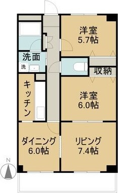 ハーモニアス桜本町の間取り