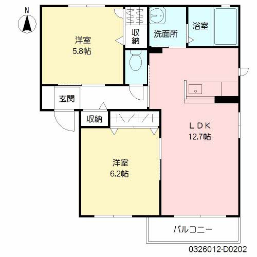 エスポワールT・S D棟の間取り