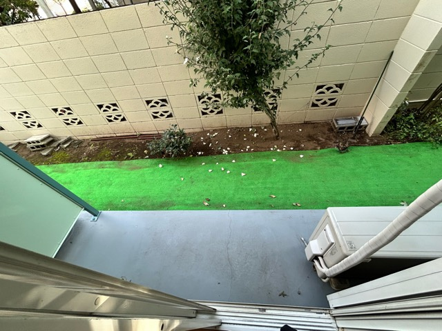 プリンスハイツのバルコニー