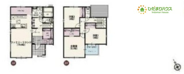本庄市小島6丁目　新築一戸建て　22の間取り