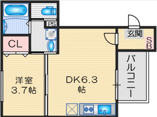 【間取り】 | ハーモニーテラス吹田 | 間取り★