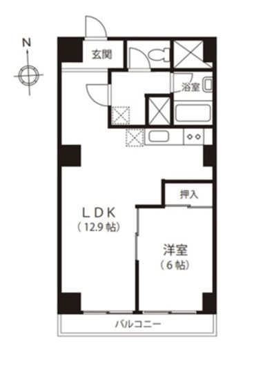 【間取り】 | ★仲介手数料無料★秀和麻布永坂レジデンス（オーナーチェンジ物件）