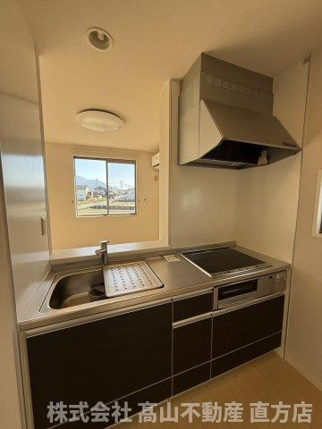 ヴィラグリーン A棟のキッチン