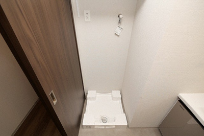 【設備】 | アーバネックス同心Ⅱ | 洗濯機置き場です