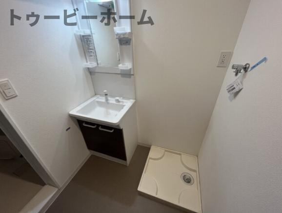 ジーメゾン川越南大塚グランディールの独立洗面台|独立洗面台、朝の身支度には欠かせません