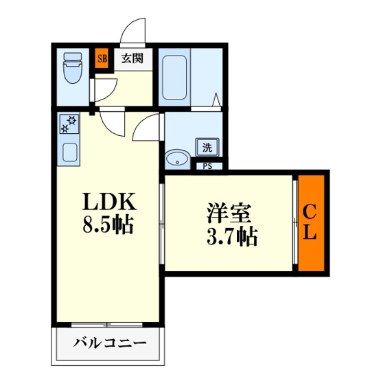 【間取り】 | ハーモニーテラスRen相川