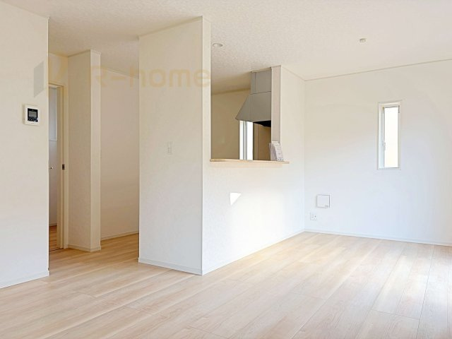 ひたちなか市平磯遠原町第1　新築戸建て　1号棟のキッチン|対面式で会話をしながら家事ができます♪