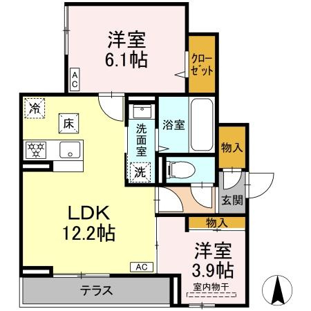 With Grace Heavenの間取り