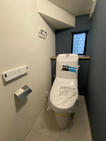 越谷市東越谷五丁目戸建のトイレ|シンプルで使いやすいトイレです