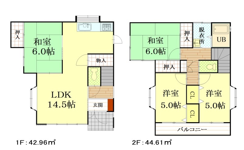 久喜市本町八丁目　中古戸建の間取り