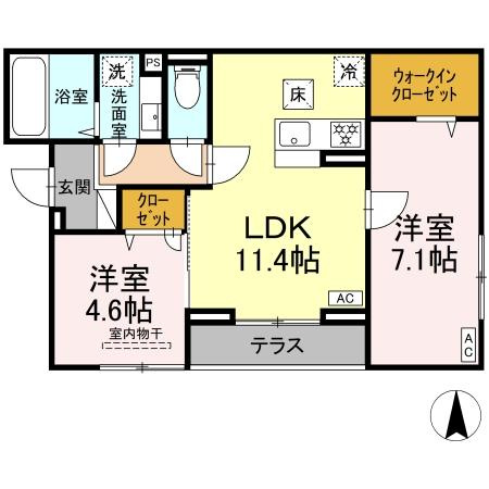 With Grace Heavenの間取り