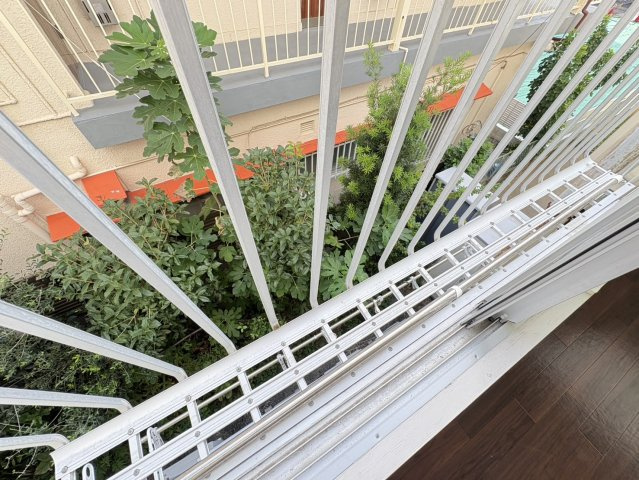 判澤マンションのバルコニー