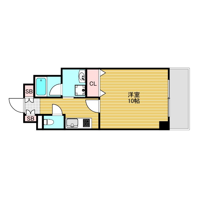 セレッソコート新大阪の間取り