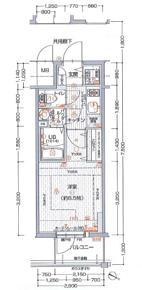 エスリード神戸三宮の間取り