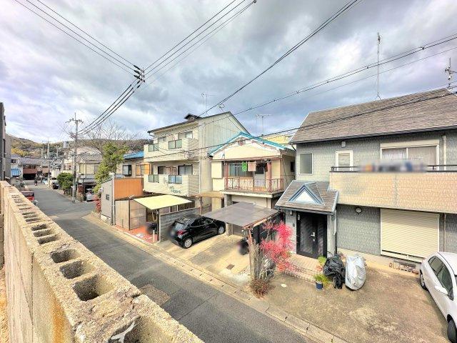 西野八幡田町　建築条件無土地の前面道路含む現地写真