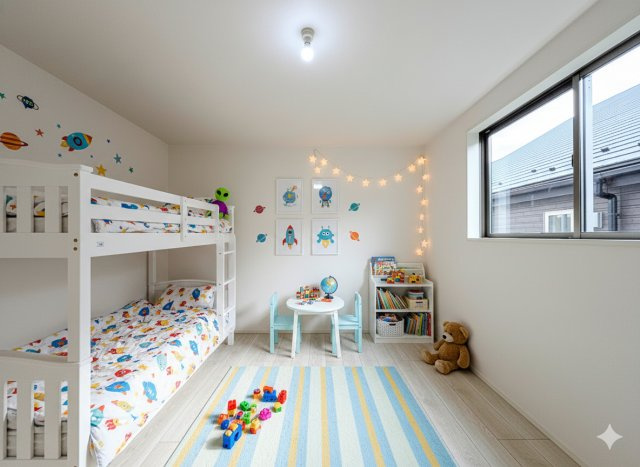 旭区善部町　新築戸建てのその他|［モデルハウス］◆気持ちの良い風が室内へ入り込む居室。家具を配置しても広々ご利用いただけます！！
