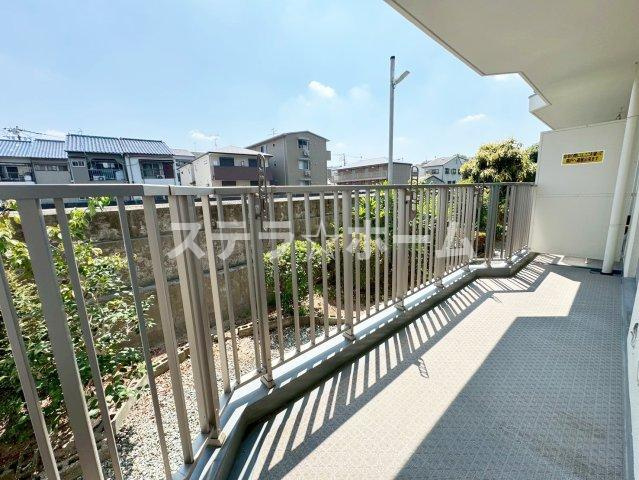 コープ野村森之宮のバルコニー|落ち着いた時間を過ごせるバルコニーです