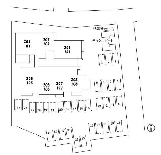 グリナージュの区画図