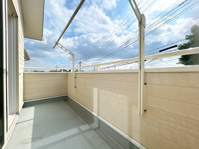 熊谷市石原のバルコニー