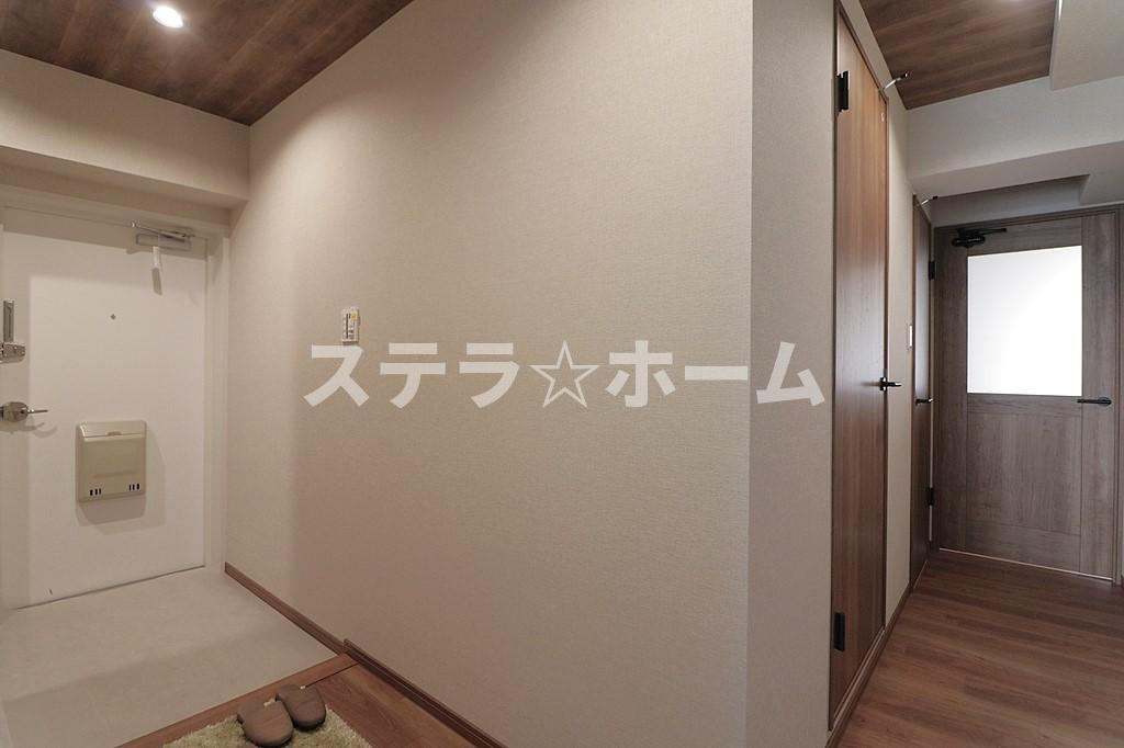 蒲生第二コーポの玄関|収納もある玄関です