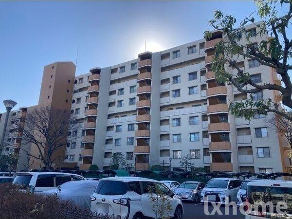 白川高層住宅5号棟の外観|落ち着いた雰囲気の外観です