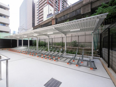 【その他共用部分】 | ブランシエスタ森ノ宮 | 駐輪場です。