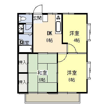坂戸市伊豆の山町のアパートの画像