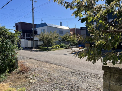 【展望】 | 石狩市花川南２-３ 解体渡し土地 | 敷地から道路を撮影♪