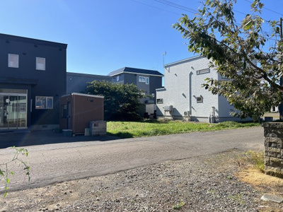 【展望】 | 石狩市花川南２-３ 解体渡し土地 | 敷地から道路を撮影♪